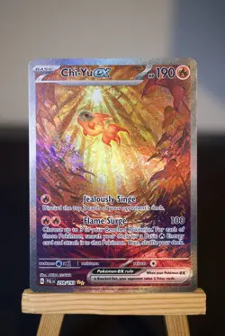 Pokemon TCG Chi-Yu EX SIR Scarlet & Violet Paldea Evolved - Image 1