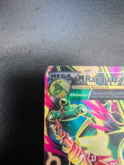 Pokemon M Rayquaza EX 105/108 Roaring Skies Full Art Holofoil Lightly Played!! - Image 2