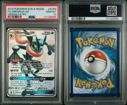 2019 Pokemon Hidden Fates Shiny Greninja GX sv56/sv94 PSA 10 Gem Mint w/ Guard - Image 4