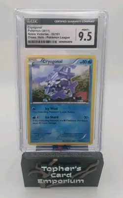 Cryogonal - Cross. Holo - Noble Victories - Pokemon TCG - Mint 9.5 - #32/101 - Image 1