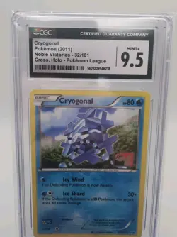 Cryogonal - Cross. Holo - Noble Victories - Pokemon TCG - Mint 9.5 - #32/101 - Image 2