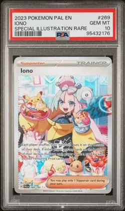 2023 Pokemon Iono Paldea Evolved Special Illustration Rare #269 PSA 10 Gem Mint - Image 1