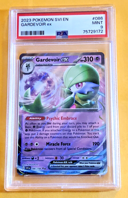 2023 Pokemon Scarlet & Violet GARDEVOIR EX #086 PSA 9 Mint - Image 1