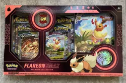 Pokemon TCG Eevee Evolution FLAREON VMAX Premium Collection Sealed Box NEW! - Image 1