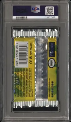 Pokemon Base Set Shadowless Long Crimp Venusaur Art Sealed Booster Pack PSA 8 - Image 2