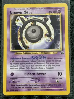 Pokemon Neo Discovery Unown [M] 49/75 - Image 1
