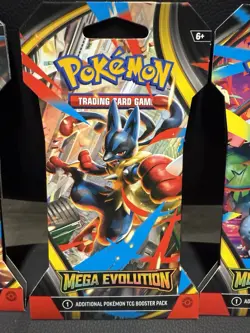 Pokemon TCG - Mega Evolutions Sleeved 4 Pack (Mixed Art Set) Factory Sealed - Image 3