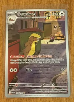 Gumshoos 153/132 Illustration Rare Holo Mega Evolutions English Pokemon TCG - Image 1
