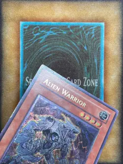 Yugioh Alien Warrior POTD-EN027 Ultimate Rare 1st Ed MP - Image 2