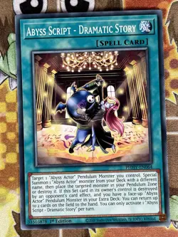 Yugioh Abyss Script - Dramatic Story PHHY-EN064 Single - Image 1