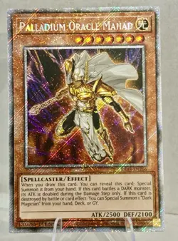 Palladium Oracle Mahad RA03-EN266 Platinum Secret Rare GEM MINT Unplayed YUGIOH! - Image 1