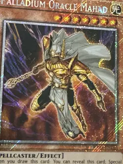 Palladium Oracle Mahad RA03-EN266 Platinum Secret Rare GEM MINT Unplayed YUGIOH! - Image 2