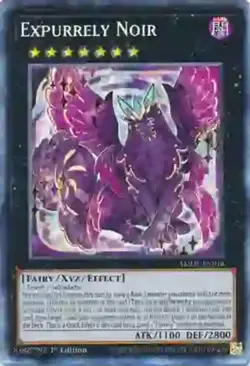Yugioh! MP Expurrely Noir - AMDE-EN018 - Super Rare - 1st Edition Moderately Pla - Image 1