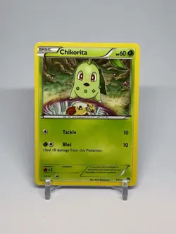 Pokemon TCG Chikorita 1/122 XY BREAKpoint Regular Common Card EN-LP 2016 - Image 1