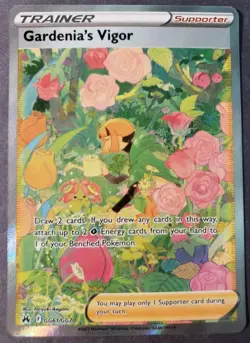 Gardenia's Vigor GG61/GG70 Crown Zenith Full Art Pokemon Card NM - Image 1