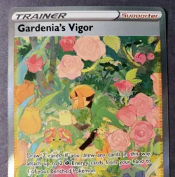 Gardenia's Vigor GG61/GG70 Crown Zenith Full Art Pokemon Card NM - Image 3