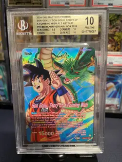 2024 Dragon Ball Super Card Game Son Goku Alt Art BGS 10 - Image 1