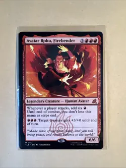 MTG Avatar Roku, Firebender TLE 0112 M NM Regular - Image 2