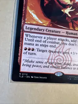 MTG Avatar Roku, Firebender TLE 0112 M NM Regular - Image 3