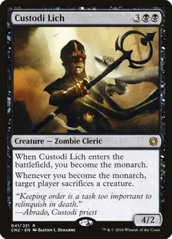 1x Custodi Lich NM Eng MTG - Conspiracy 2 - Image 1