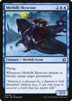 1x Merfolk Skyscout NM Eng MTG - Conspiracy 2 - Image 1