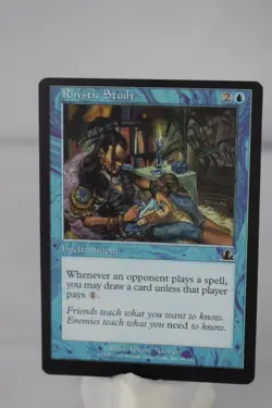 Rhystic Study - Prophecy - LP/NM - MTG Magic The Gathering EDH Commander - Image 1
