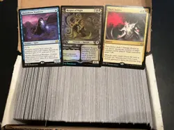500 MTG Magic the Gathering C/U + 20 RARES/FOILS Bulk Lot NO DUPLICATES! - Image 1