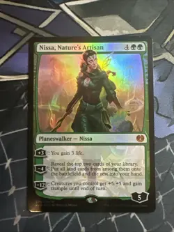 Magic: The Gathering Nissa, Nature's Artisan Kaladesh Foil - Image 1