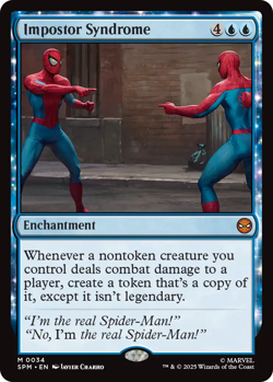 Impostor Syndrome 0034 ~ Mythic MTG Marvel Spider-Man - Image 1