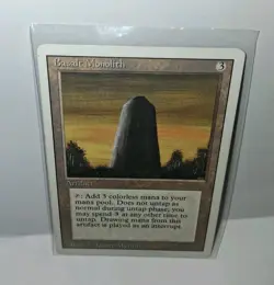 Basalt Monolith - MTG Revised Edition - 1994 Regular Rare - LP / NM - WOTC - Image 1