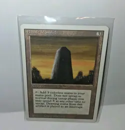 Basalt Monolith - MTG Revised Edition - 1994 Regular Rare - LP / NM - WOTC - Image 3