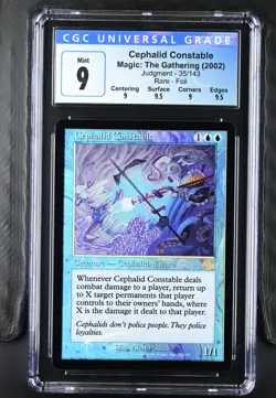 CEPHALID CONSTABLE Judgment Foil Rare CGC 9 Q++ MTG [Nostalgium] - Image 1
