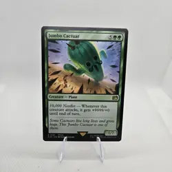 MTG Jumbo Cactuar - Foil, NM-Mint, English Final Fantasy Magic The Gathering - Image 1