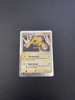 Electabuzz ex #97/109 Ultra Rare Pokemon EX Ruby And Sapphire & English 2003 LP - Image 3