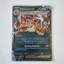 Charizard EX SVP196 Black Star Promo Holo Shiny Pokemon TCG Card Standard Size - Image 1