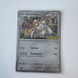 Pokemon TCG Duraludon 129/191 Surging Sparks Stamped Promo Card - Image 1