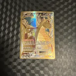 Dragonite EX (106/108) XY Evolutions Full Art Gold Pokemon Card NM - Image 1