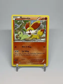 Pokemon TCG XY Fates Collide Fennekin #10/124 Regular Common - Image 1