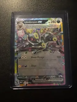 Pokemon TCG Umbreon EX 060/131 Double Rare Holo Card Prismatic Evolutions - Image 1