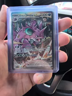 Pokemon TCG Team Rockets Nidoking EX 233/182 Destined Rivals SIR - Image 1