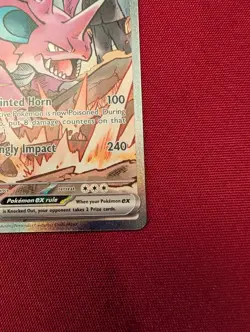 Pokemon TCG Team Rockets Nidoking EX 233/182 Destined Rivals SIR - Image 3