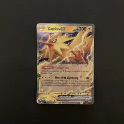 Zapdos ex 145/165 Pokemon 151 Holo Double Rare Trading Card Near Mint - Image 1