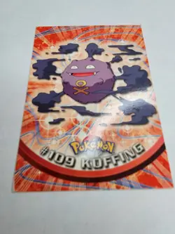 Topps Pokemon #109 Koffing Stage 1 TV Animation Edition LP - Image 1