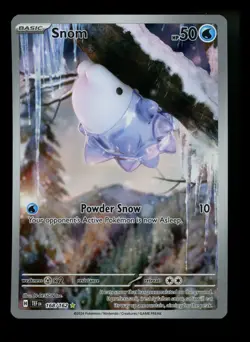 Snom 168/162 Temporal Forces 2024 IR Holo Pokemon Card TCG - Image 1