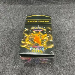 Pokemon Scarlet & Violet Paldean Fates Booster 10 Box Display, Sealed, Wear - Image 1