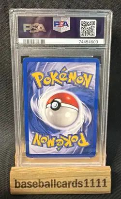 2000 Pokemon TCG Team Rocket 1st Edition 14/82 Dark Weezing HOLO PSA7 Swirl P2 - Image 2