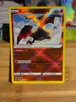 RADIANT CHARIZARD 020/159 Crown Zenith Radiant Rare Holo Pokemon TCG Near Mint - Image 1