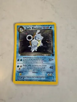 Dark Blastoise Holo Rare Team Rocket 03/82 LP Pokemon Card Vintage Nice - Image 1