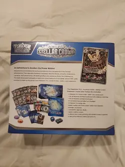 Stellar Crown Pokemon Center Exclusive Elite Trainer Box ETB TCG Factory Sealed - Image 2