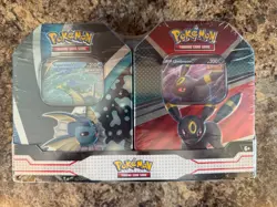 Umbreon & Vaporeon Pokemon Tin Set Factory Sealed Hero Bundles - Image 1